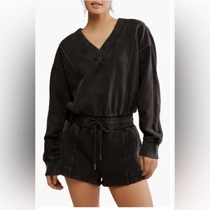 FP Movement Intercept Romper black large new